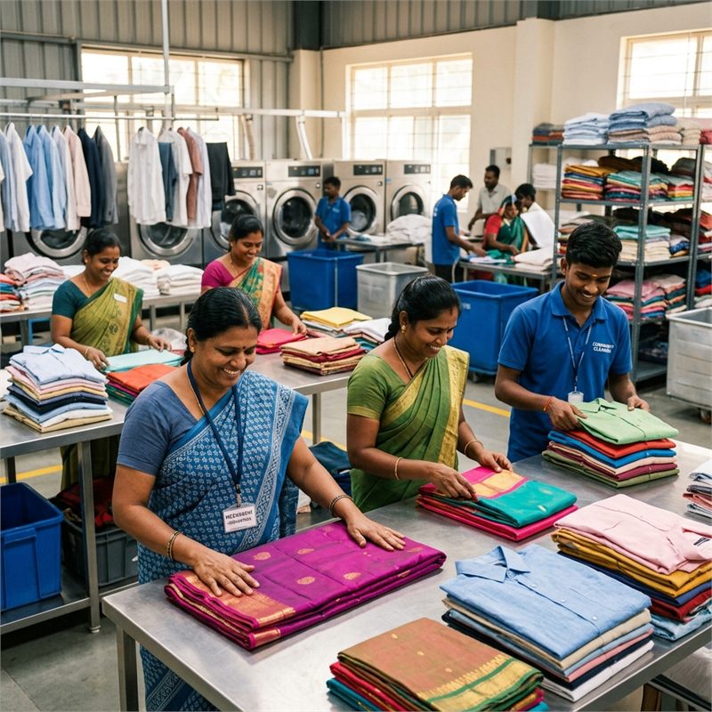 Our Story - Parishudha Laundry Team & Facility